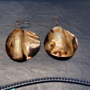 Woman’s shell earrings